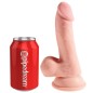 KING COCK - DILDO TRIPLA DENSIT 14 CM