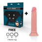 ROCKARMY - HARNESS + LIQUID SILICONE DILDO PREMIUM AVENGER 19 CM -O- 3.98 CM