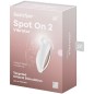 SATISFYER - SPOT ON 2 VIBRATEUR LAY-ON BLANC