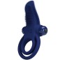 PRETTY LOVE - BRONSON DOPPELRING MIT VIBRATION BLAU