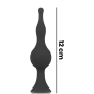 OHMAMA - SCHWARZES SILIKON-ANAL-Plug-Set