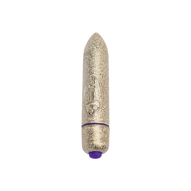 ROCKS-OFF - RO-80 MM GOLD VIBRIERENDE KUGEL 7 V