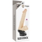 BASECOCK - VIBRATORE ARTICOLABILE TELECOMANDO NATURALE 20 CM