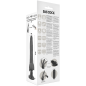BASECOCK - REALISTIC NATURAL REMOTE CONTROL VIBRATOR WITH TESTICLES 20 CM