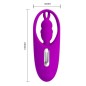 PRETTY LOVE - WILD RABBIT STIMULATOR FOR PANTIES WITH REMOTE CONTROL LILAC