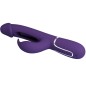 PRETTY LOVE - KAMPAS RABBIT 3 IN 1 MULTIFUNCTION VIBRATOR WITH TONGUE VIOLET