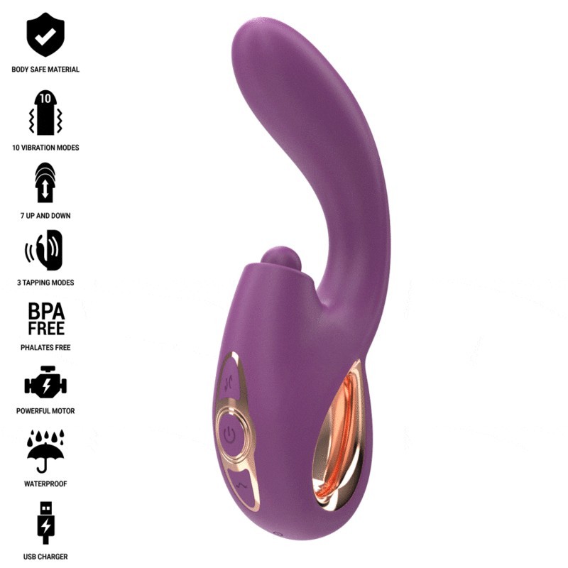 INTENSE - LALI MULTIFUNCTION G-SPOT VIBRATOR TAPPING THRUST VIBRATION PURPLE
