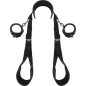 FETISH SUBMISSIVE - OPEN LEGS POSITION WITH NOPRENE LINING HANDCUFFS