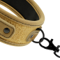 FETISH SUBMISSIVE ORIGIN - COLLANA A CATENA RIVESTITA IN NEOPRENE