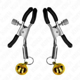 KINK - PINZA PER CAPEZZOLO A CAMPANA SINGOLA ORO 6 CM
