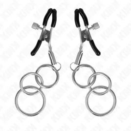 KINK - MORSETTO PER CAPEZZOLO CON 3 O-RING 6 CM