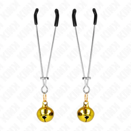 KINK - PINZE PER CAPEZZOLI A CAMPANA SOTTILE ORO 7 CM