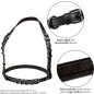CALEXOTICS - EUPHORIA PLUS SIZE HALTER BUCKLE HARNESS BLACK