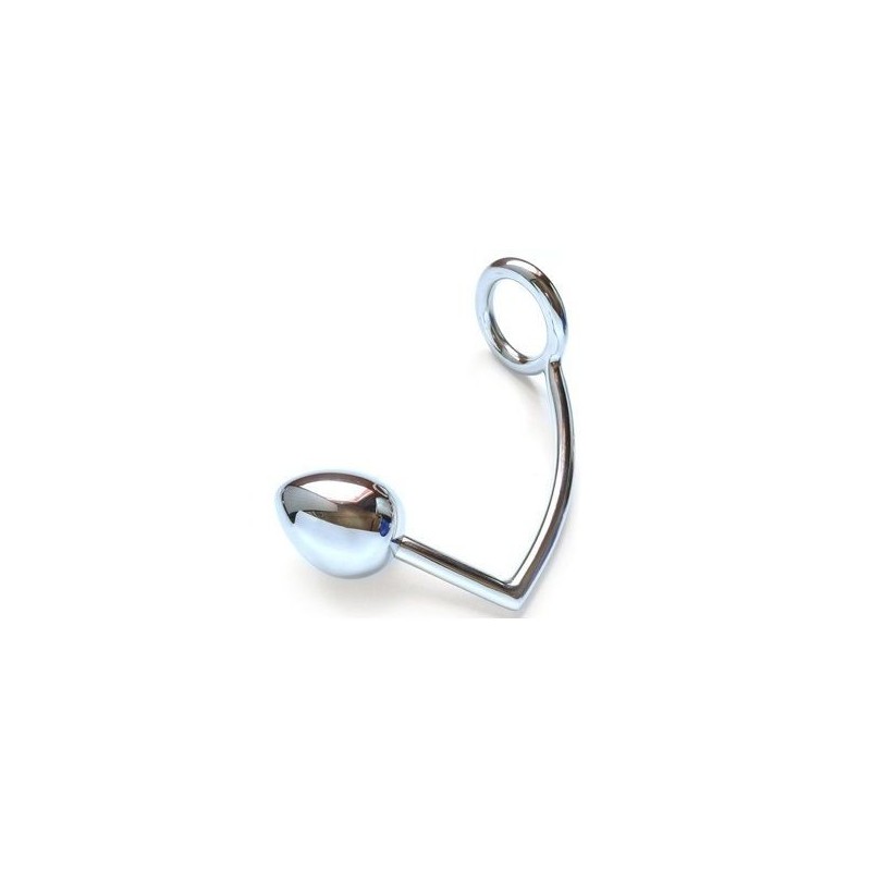 METAL HARD - ANNEAU AVEC CROCHET ANAL 40MM