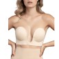 BYE-BRA - SOUTIEN-GORGE SANS POIGNÉES BEIGE BONNET E