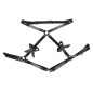 SUBBLIME - LEATHER WAIST AND LEG HARNESS BLACK ONE SIZE