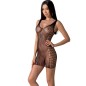 PASSION - BS097 WEISSER BODYSTOCKING, EINE GRÖSSE