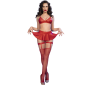 CHILIROSE - CR 4674 CORSETTO 3 PEZZI NERO XL