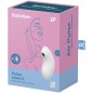 SATISFYER - VULVA LOVER 2 AIR PULSE STIMULATOR VIBRATOR WHITE